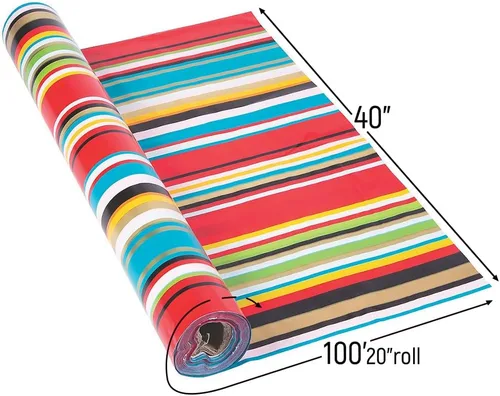 Miniatura 2 de Fun Express Fiesta Sarape - Mantel de plástico en rollo