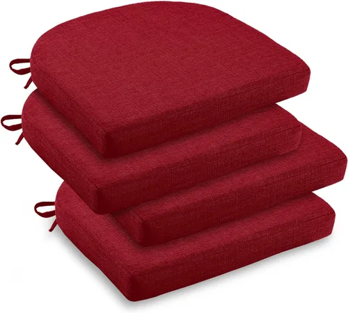 Miniatura 40 de downluxe Cojines para sillas de interior para sillas de comedor, almohadillas de espuma texturizadas suaves y cómodas para sillas de cocina