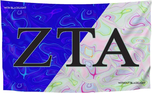 Miniatura 23 de Greek Club Sorority & Fraternity - Bandera de luz negra, 3 pies x 5 pies, licencia oficial, tapiz, exhibición, poliéster, pancarta de letras, CHI