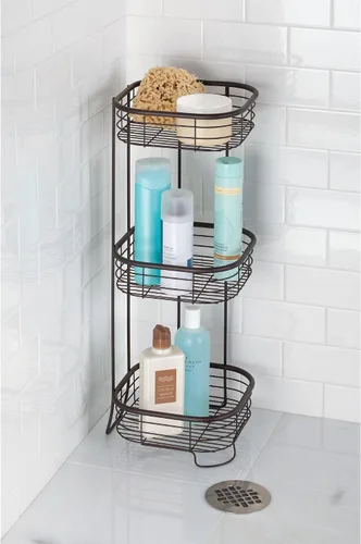 Miniatura 4 de iDesign Forma - Estantería esquinera de metal para ducha, estante de baño para champú, acondicionador