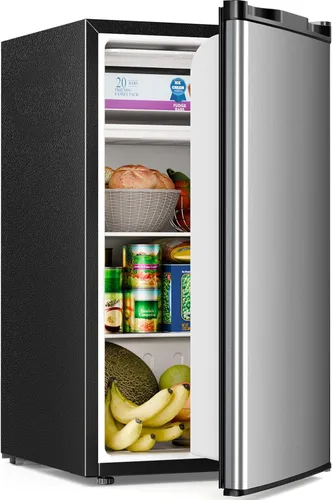 Miniatura 10 de Antarctic Star - Refrigerador compacto de 3.2 pies cúbicos con congelador, mini refrigerador de puerta única con termostato ajustable, estantes