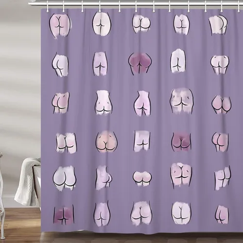 Miniatura 8 de JAWO Cortina de ducha de vaca de granja para baño, bonito juego de cortinas de ducha de tela de granja rústica sobre madera, divertidos accesorios