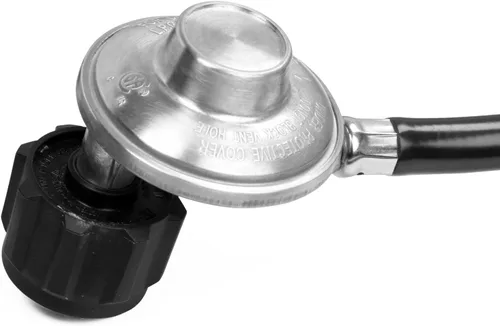 Miniatura 3 de DOZYANT Regulador vertical de propano de 2 pies y manguera universal de repuesto para regulador de parrilla, manguera QCC1 y regulador