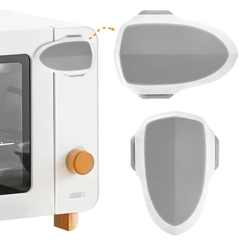 2 cerraduras de puerta para horno, seguridad para niños, horno a prueba de bebés, cerradura frontal para horno a prueba de niños, fácil de instalar