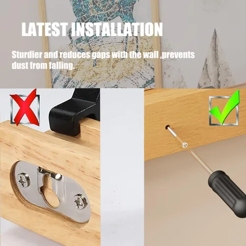 Miniatura 5 de Perchero de pared Perchero de 17 pulgadas con 5 ganchos dobles extraíbles Ganchos para sombrero, llave, mochila, toalla, gancho de pared
