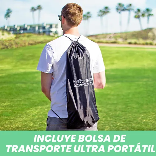Miniatura 4 de GoSports Juego de lanzamiento de escalera para interiores y exteriores con 6 bolas de goma suave y funda de transporte de viaje, elige Pro o Classic