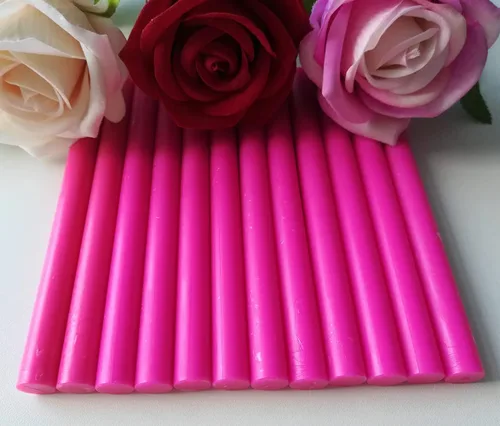 Miniatura 2 de 12 barras de cera de sellado rojo rosa para sobres de tarjetas, envoltura de regalos, invitaciones de boda Rosa Rojo