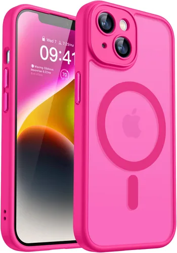 Miniatura 46 de CANSHN Funda magnética compatible con iPhone 17 Pro, mejorada [protección completa de la cámara] [compatible con Magsafe] [mate translúcido] funda