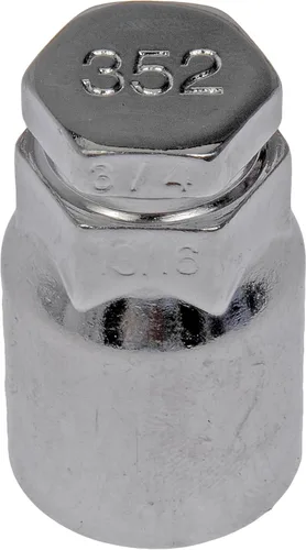 Miniatura 7 de Dorman 711-346 Black Chrome Acorn M12-1.50 compatible con modelos seleccionados, paquete de 20