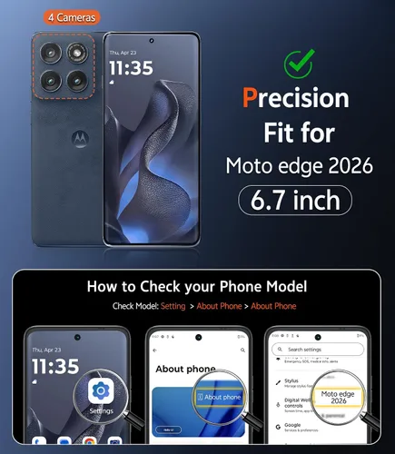 Miniatura 328 de FNTCASE Funda para iPhone 13 Pro-Max: Fundas magnéticas transparentes compatibles con Magsafe Slim anti amarillamiento protección contra caídas