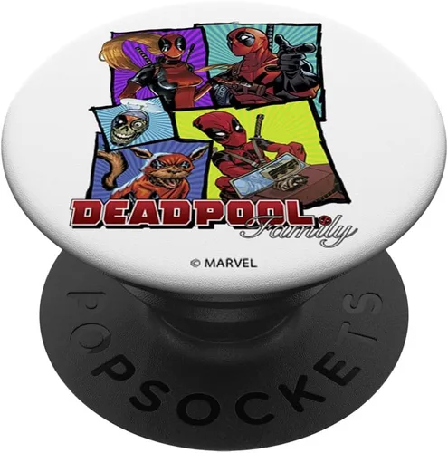 Miniatura 6 de Marvel Deadpool - Retrato familiar apilado PopSockets MagSafe PopGrip para iPhone
