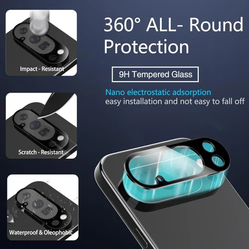 Miniatura 6 de IMBZBK [Eliminación automática de polvo] Paquete de 3 protectores de pantalla de privacidad para Google Pixel 10 Pro