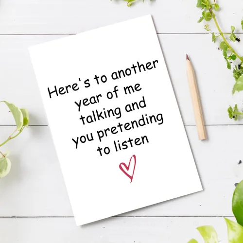 Miniatura 3 de UUEFKTN Tarjetas divertidas de San Valentín para él y ella, tarjeta de aniversario humorística de San Valentín, regalo para marido, esposa, novio