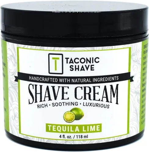 Miniatura 7 de Taconic Shave, Crema de afeitado totalmente natural – Crema de afeitar altamente concentrada para hombres y mujeres – 4 oz. Crema de afeitar