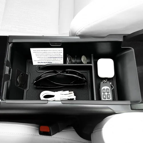Miniatura 6 de Compatible con Camry XLE o XSE 9ª 2024 2025 y Camry LE SE 9ª 2024 2025 Organizador de Bandeja de Consola Central Accesorios (Negro)
