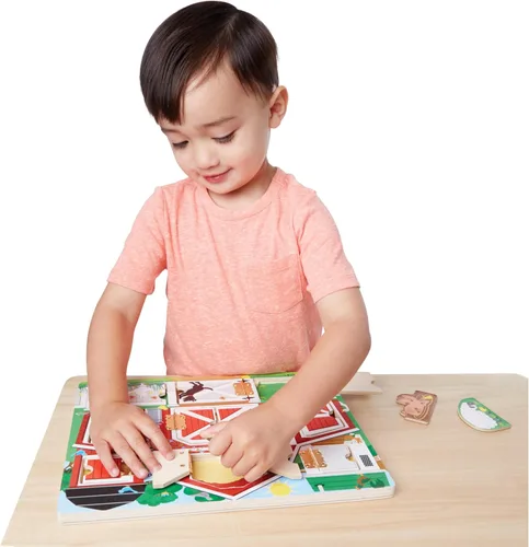 Miniatura 8 de Melissa & Doug–Granja magnética, juego de escondidas, Multicolor