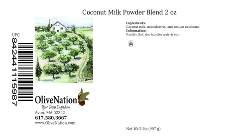 OliveNation Mezcla de leche de coco en polvo 32 onzas