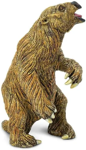 Safari Ltd. Figura de Megatherium (perezoso gigante), figura detallada de plástico de 4.5 pulgadas, divertido juguete educativo para niños, niñas y