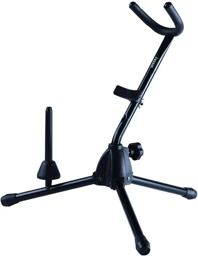 Rayzm Soporte para saxofón alto/tenor con soporte desmontable para flauta/clarinete, soporte portátil ajustable para saxofón alto, saxofón tenor,