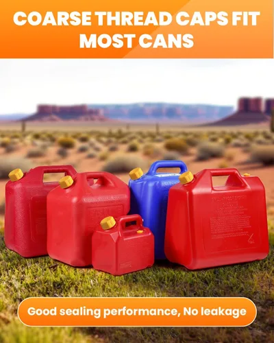 Miniatura 6 de 4 piezas de tapa de lata de gas, tapa de repuesto para contenedores de almacenamiento de gasolina, tanques de combustible, jarras de agua - Diseño