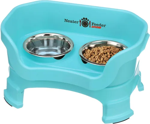 Miniatura 17 de Neater Feeder Deluxe - Tazones elevados para perros grandes a prueba de desorden – Fabricado en Estados Unidos – Soporte elevado para comida