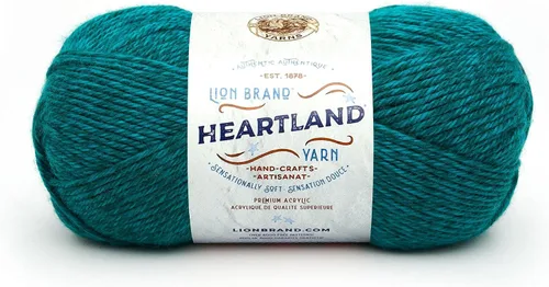 Miniatura 52 de Lion Brand Yarn Heartland Yarn - Hilo multicolor para tejer, tejer y tejer, paquete de 3, color congaree