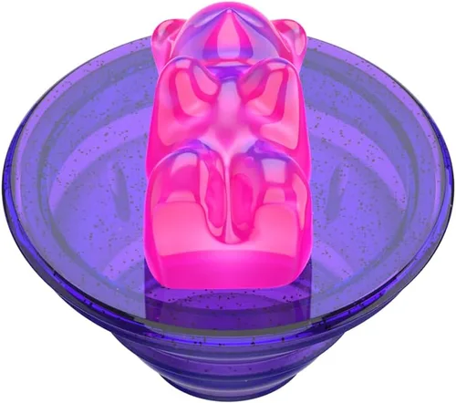 Miniatura 4 de PopSockets - Agarre para teléfono con soporte expandible, agarre adhesivo - Bon Bon Gummy Bear Purple Punch Bon Bon Púrpura