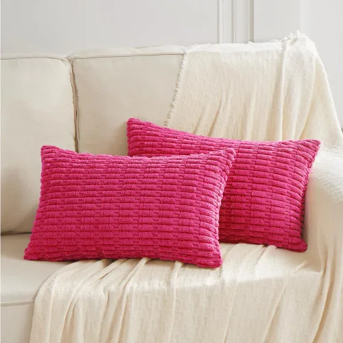 Miniatura 45 de Fancy Homi - Paquete de 2 fundas de almohada decorativas estilo bohemio de 16 x 16 pulgadas para sala de estar, sofá, cama, funda de cojín cuadrada