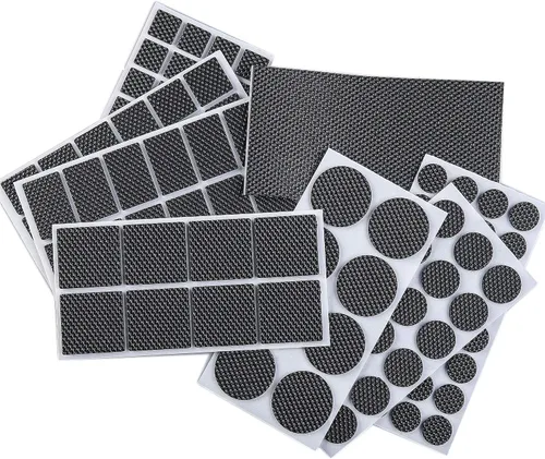 Miniatura 9 de Furnigear Almohadillas antideslizantes para muebles, autoadhesivas, antideslizantes, almohadillas resistentes para suelos de madera dura