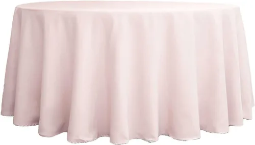 Miniatura 19 de Balsa Circle 6 manteles redondos de amatista de 120 pulgadas, manteles de tela para bodas, fiestas, recepción, banquetes, eventos, cocina, comedor