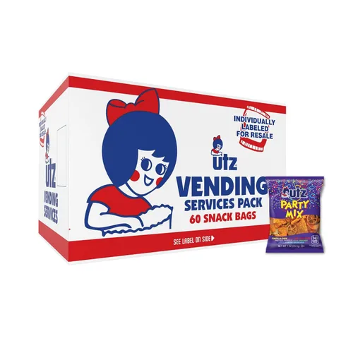 Miniatura 7 de Utz Paquete variado de 60 bocadillos individuales de papas fritas, rizos de queso, palomitas de maíz y pretzel para llevar
