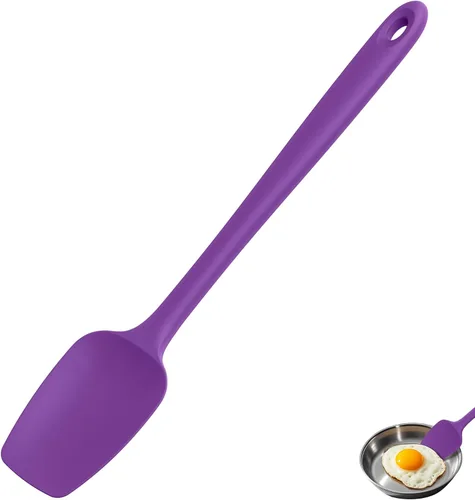 Miniatura 13 de Espátula de silicona resistente al calor: U-Taste, flexible de 600ºF, de 11.38 pulgadas, de silicona, para mezclar, remover, cocinar, raspar