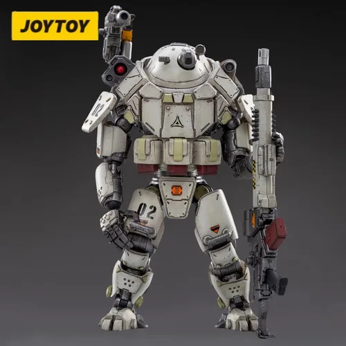 Miniatura 5 de JoyToy 1/25 Figuras de acción de acero blanco hueso Mechina armadura y soldado Colección de figuras de anime modelo militar moderno fuente oscura
