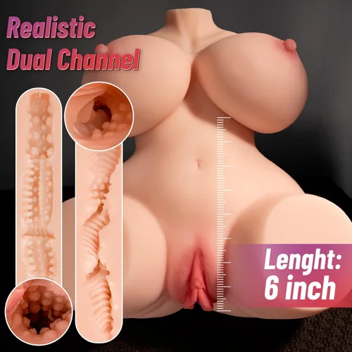 Miniatura 5 de AUSLOVE Muñeca sexual realista para hombres, juguetes sexuales de 17 libras, muñecas sexuales femeninas con busto 2:1:3, cintura, cadera