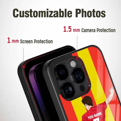 Miniatura 3 de Fundas de teléfono personalizadas con nombre personalizado para iPhone 11, 12, 13, 14 Pro 15, 16 Pro Max Plus Mini, para Samsung Galaxy S22 23 24 25