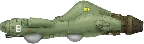 Miniatura 9 de Hasegawa Maschinen Krieger 64125 Jet de combate blindado antigravedad Pkf.85 Falke Ma.K. Modelo de plástico a escala 1/20 del 40 aniversario