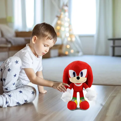Miniatura 7 de Juguete de Peluche Rojo Súper Suave Animal de Peluche - Regalo de Cumpleaños Peluches El Peluche para Niños y Niñas que Aman - 12'' (Rojo)