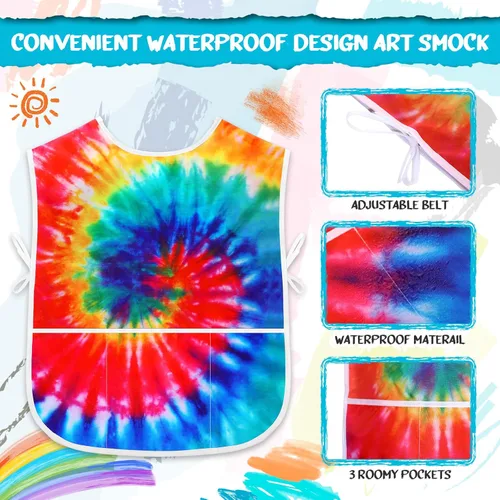 Miniatura 3 de 2 delantales de pintura para niños, delantales para pintar, impermeables para niños, delantal artístico para pintar