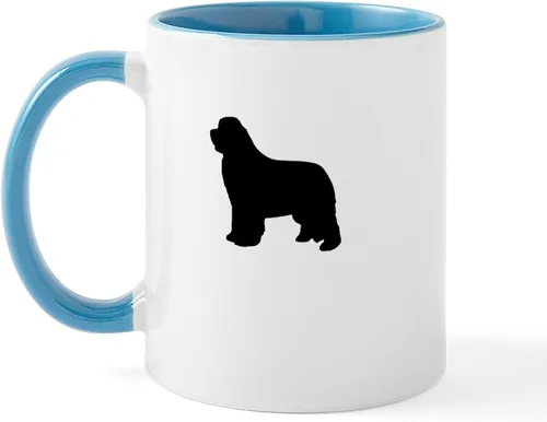 Miniatura 25 de CafePress Newfoundland Dog Drool Zone Taza de café de cerámica de 11 oz (11.0 fl oz)