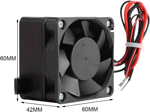 Miniatura 7 de Calentador de aire PTC, calentador de ventilador de automóvil de 100 W, 12 V, temperatura constante, calentador de ventilador eléctrico