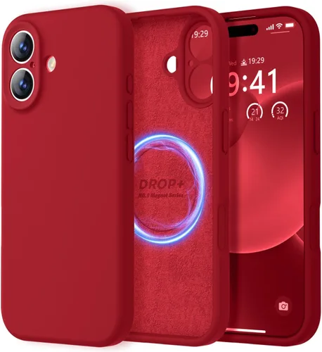 Miniatura 263 de LOVE 3000 Compatible con Funda para iPhone 15, [Cámara de Cobertura Completa de Silicona Suave] [Protección contra Caídas de 8 pies], Forro de Negro