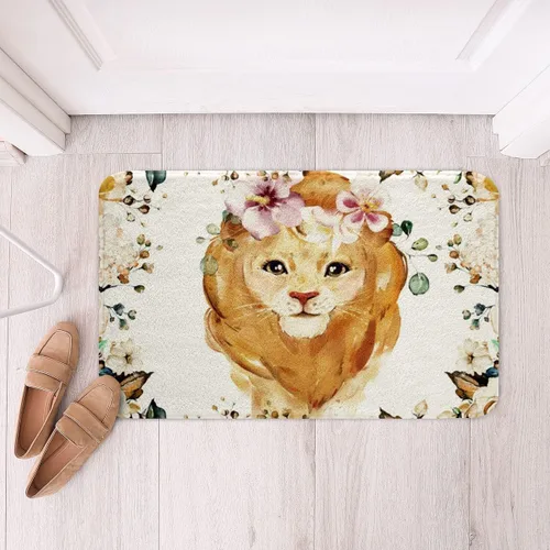 Miniatura 8 de Erosebridal Alfombras Kawaii para gatos y gatitos esponjosas, para dormitorio y niños, alfombra de entrada duradera para interiores, 16 x 24