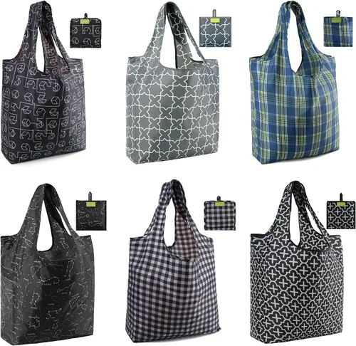 Miniatura 18 de Bolsas de la compra de animales reutilizables plegables bolsas de comestibles