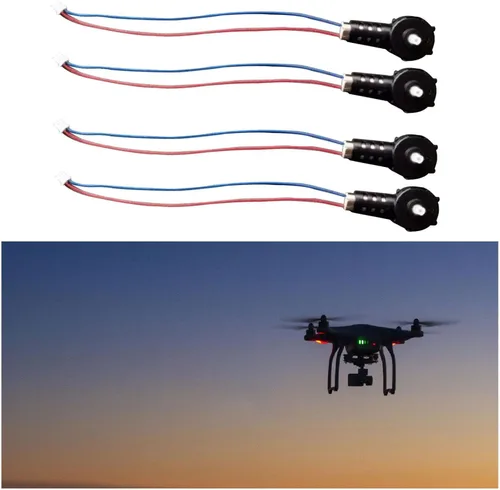 Miniatura 4 de Motor RC Drone Motor negativo positivo Modificación de metal DIY Accs Reemplazo CW Motor CCW para E88 E88Pro E525 Avión Accs, 4 Unids Motor