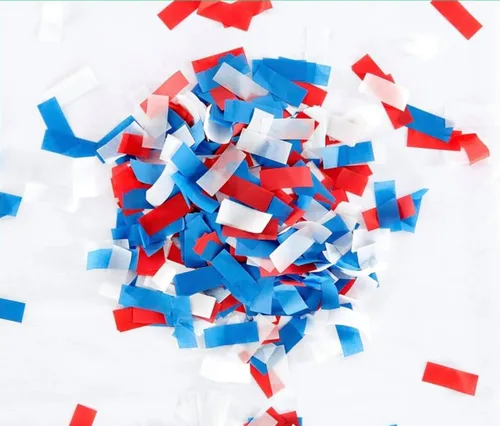 Miniatura 33 de Ultimate Confetti, Confeti Biodegradable Azul Bebé - Confeti de Papel de Seda Rectangular Revoloteante para Uso en Cañones y Lanzadores – Confeti