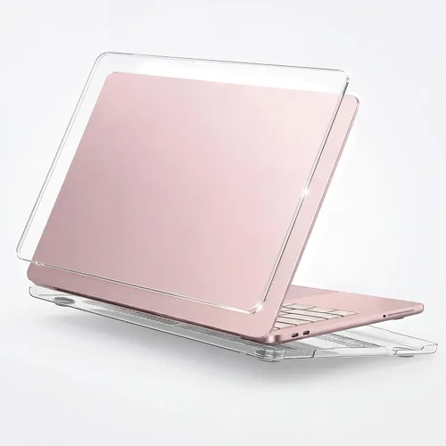 Miniatura 9 de Seorsok Funda compatible con MacBook Neo de 13 pulgadas, modelo A3404 de versión 2026 con chip A18 Pro, funda rígida de plástico transparente