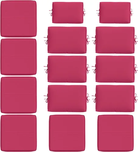 Miniatura 20 de 14 Piezas Fundas de Cojines para Exteriores Resistentes a Todo Clima Fundas de Cojines para Patio, Reemplazo Impermeable con Cremallera para Muebles