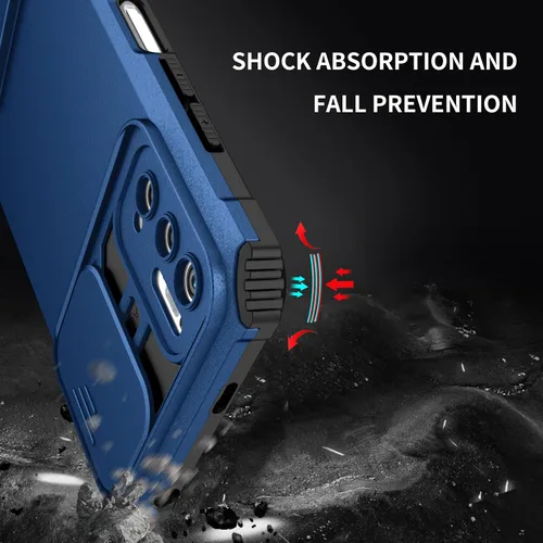 Miniatura 7 de Asuwish Funda de teléfono para Xiaomi Redmi Note 10 5G con protector de pantalla de vidrio templado y cubierta de cámara deslizante Soporte Soporte
