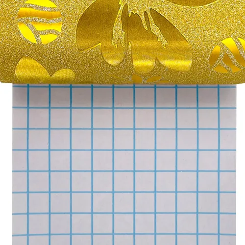 Miniatura 6 de Bling Papel pintado borde rollo autoadhesivo hogar pared decoración papel impermeable línea de rodapié azulejos de baño PVC hoja de oro