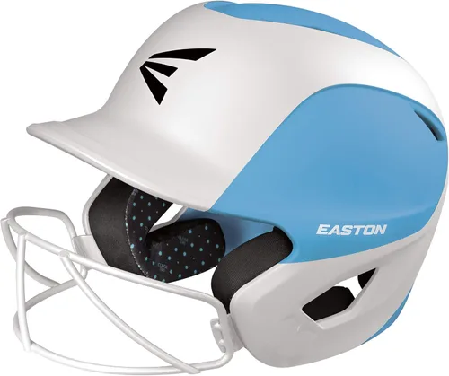 Miniatura 20 de Easton Casco de bateo Ghost con máscara Sóftbol de lanzamiento rápido Mate de dos tonos Múltiples estilos Negro/Blanco